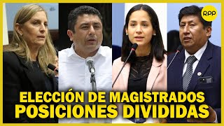 ELECCIÓN DE MAGISTRADOS DEL TC reacciones a favor y en contra [upl. by Amre]