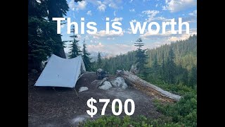 Backpacking Why You Should Buy a 700 Tent [upl. by Asilrak]