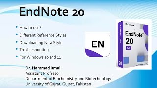 Endnote 20 Complete Guide  Troubleshooting  References amp Bibliography  Essential Tips Urdu Hindi [upl. by Yeorgi]