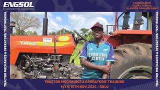 TRACTOR MECHANIC amp OPERATORS TESTIMONIAL IN GULU [upl. by Verlee850]