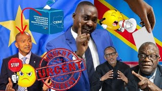 RENE  LA CANDIDATURE DE KATUMBI REJETEE PAR LA CENI MUKWEGE EN ALLIANCE AVEC LE RWANDA ET LEUROPE [upl. by Nifares]