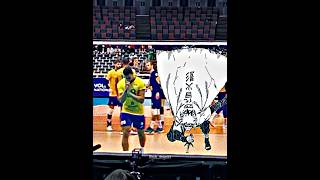 MBAPPE🥶 volleyball volleyballworld edit brazil [upl. by Ecreip]