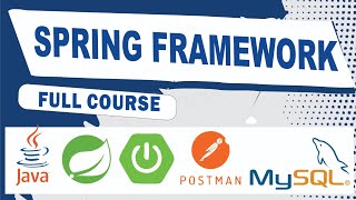 Spring Framework Tutorial for beginners  Full Course [upl. by Tice]