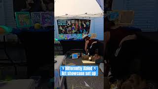 Day in the life of a differently abled artist 🧑‍🎨 liveartist [upl. by Hgalehs]