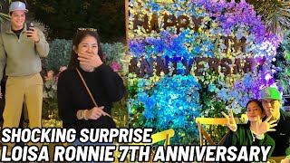 LOISA ANDALIO NAIYAK sa DI INAASAHAN na SURPRISE Ni RONNIE ALONTE sa KANILANG 7TH ANNIVERSARY ❤️ [upl. by Oates]