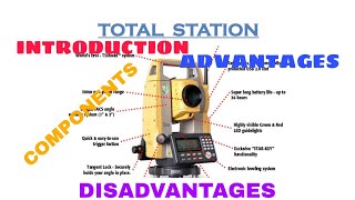 Total Station  Total Station Survey  what is total station [upl. by Shantee]