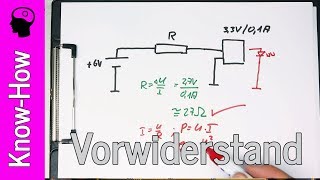 AnfängerReicht ein Vorwiderstand Werte berechnen und bessere Alternativen [upl. by Procto]