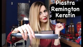 Proviamo insieme la piastra per capelli in ceramica Remington Keratin Protect S8598  Come sarà [upl. by Durand579]