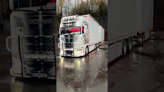 Scania s570 tuning track 🔥 automobile trucker truckdriver love remix edm exterior scania [upl. by Fornof]