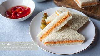 Sandwich de Mezcla Puerto Rican Party Sandwiches [upl. by Oirottiv148]