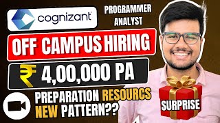 Cognizant OffCampus Hiring 4 LPA Opportunity [upl. by Breskin185]