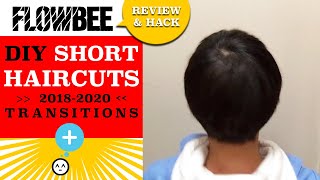 Flowbee short haircut How to cut your own hair into 3 pixie cuts 2021 [upl. by Schafer526]