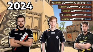 CS2  Best Pro Plays In 2024 [upl. by Esor]