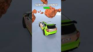 Rockfall Survival Challenge with 100 life [upl. by Airelav]