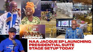 BREAKAdom Kyei Duah Singer Naa Jacque Presidential Suite Setup Ahead of Her Ep Launching todaywoow [upl. by Adihsaar495]