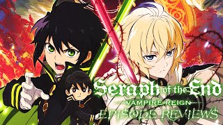 Seraph of the End Vampire Reign Episode 2 Review 終わりのセラフ Owari no Seraph [upl. by Anirtik552]