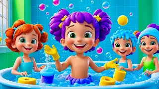 Bath Time Song  Fun Kids Song amp Lyrics for Bathing  Educational Kids Songs [upl. by Clementius685]