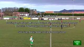 Billingham Synthonia v Prudhoe Youth Club Seniors  2012024 [upl. by Hadley]