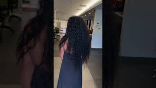 Wet（curls and dry wave  Knotless Box Braids Hair braidhairstylesforblackwomen eayonhair [upl. by Kowtko543]