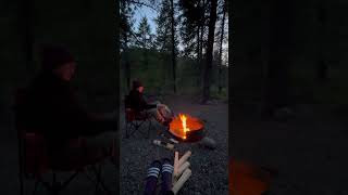 campingadventures campinglife exploringbritishcolumbia campfire campingstories campcanada [upl. by Nogras383]