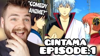 EPIC COMEDY ANIME  GINTAMA  Episode 1  New Anime Fan  REACTION [upl. by Evey]