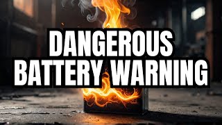 DONT IGNORE These Battery Explosion Hazards Semi trucks [upl. by Airetak]