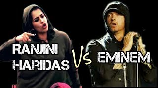 Ranjini Haridas Vs Eminem  Eminem നെ ഞെട്ടിച്ച Rap Song  Big Boss [upl. by Ross]