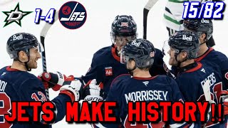 Jets Game Reaction 202424 1582 DAL1 WPG4 Win —WINNIPEG JETS MAKE HISTORY— [upl. by Aba542]