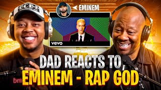 Dad Reacts to Eminem  Rap God [upl. by Izaak]