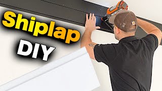 How To Install Shiplap On Interior Walls [upl. by Hsetirp33]