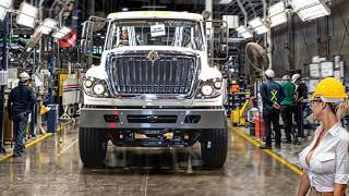 Inside International Truck Factory  Manufacturing the worlds most luxurious trucks in the USA [upl. by Xer]