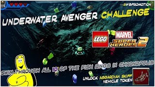 Lego Marvel Superheroes 2 Underwater Avenger Challenge  HTG [upl. by Goldberg]