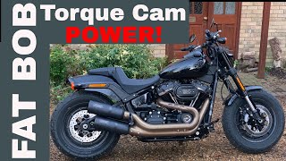 POWER The Harley Davidson 2019 Fat Bob upgraded to Stage II with the Torque Cam [upl. by Larred]