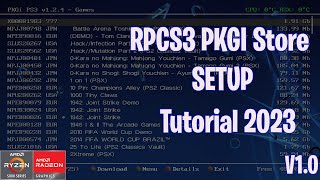 How To Install PKGI Store on RPCS3 2023 Please Read Description [upl. by Eikin]