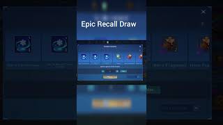 Try to get epic recall with promo diamonds 💎 mobilelegends mobilelegendsbangbang mlbbcreatorcamp [upl. by Tat881]