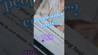 quotpeople with a cervix [upl. by Lemar127]