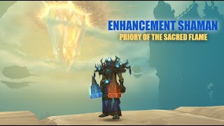 Enhancement Shaman POV  Priory of the Sacred Flame  TWW [upl. by Bull]