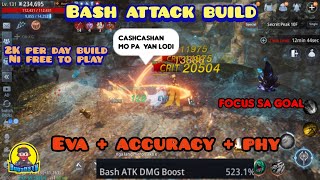 Mir4  Bash attack build for PVM lets G [upl. by Ormsby946]