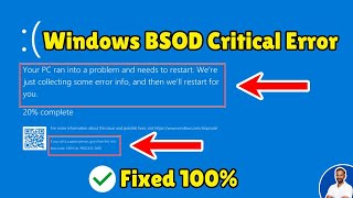 How to Fix BLUE SCREEN Error on Windows 10 amp 11  How to Fix WFP INVALID OPERATION Blue Screen Error [upl. by Geminian]