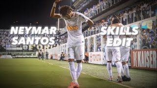 Neymar Santos skills  edit tuf tuf pof pof 🤩 [upl. by Simdars800]