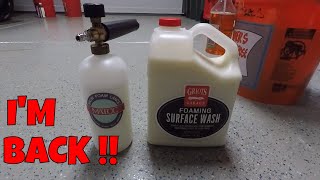 Griots Garage Foaming Surface Wash 1st Use [upl. by Coppinger]