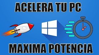 ACELERA TU PC AL MAXIMO 2018WINDOWS 7810 [upl. by Konyn]