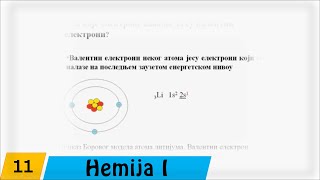 Hemija  Prvi razred  11 Elektronska konfiguracija i periodni sistem elemenata rešeni zadaci [upl. by Billie]