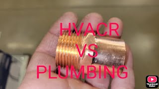 HVACR  Refrigeration VS Plumbing Fittings [upl. by Currier]