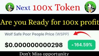 Next 100x 🚀 Altcoin Gem 🔥 2021  How To Buy Wolf Safe Poor People  wspp  Token on pancakeswap 🌠 [upl. by Nellda]