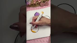 ASMR color  Glam coloring book by London Bay on Amazon coloringbook ohuhumarkers asmrcoloring [upl. by Airres928]