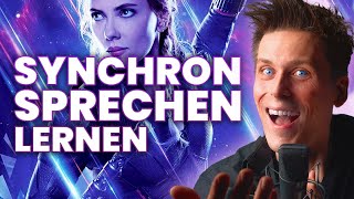 SYNCHRONSPRECHEN LERNEN mit quotAvengers Endgamequot synchronsprecher fandub avengers marvel [upl. by Aiciles]