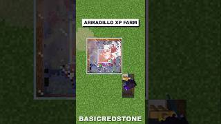 Minecraft Armadillo XP Farm minecraft shorts [upl. by Yajet]