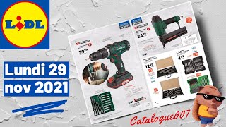 ARRIVAGE LIDL BRICOLAGE PARKSIDE  29 NOVEMBRE 2021 [upl. by Haibot]