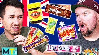 Americans Try Australian Snacks for the First Time [upl. by Einahpet]